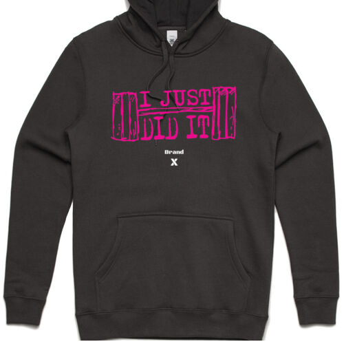 I just did it (pink) - Adult Coal Hoodie Thumbnail