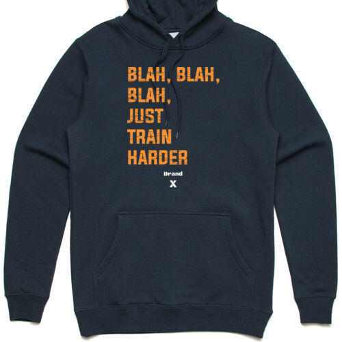 Blah Blah - Adult Navy Hoodie Thumbnail