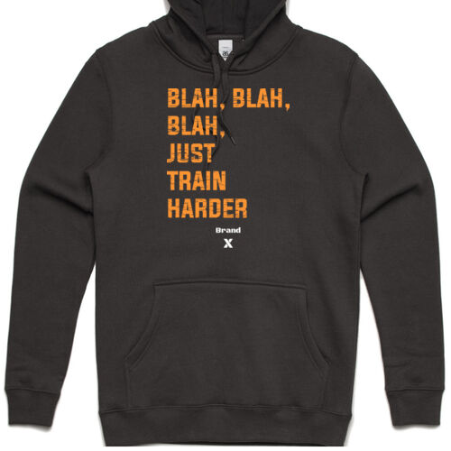 Blah Blah - Adult Coal Hoodie Thumbnail